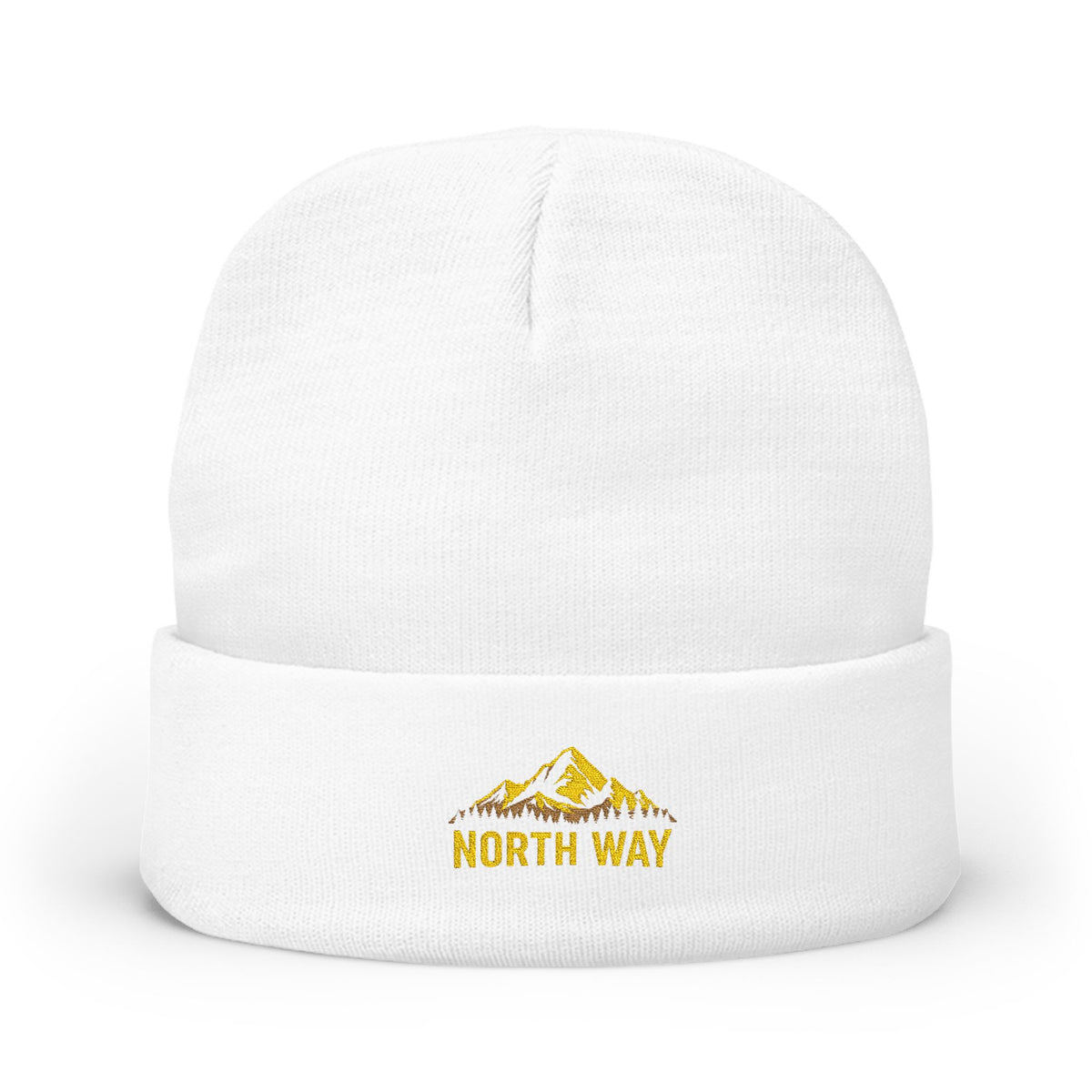 North Way Embroidered Knit Beanie