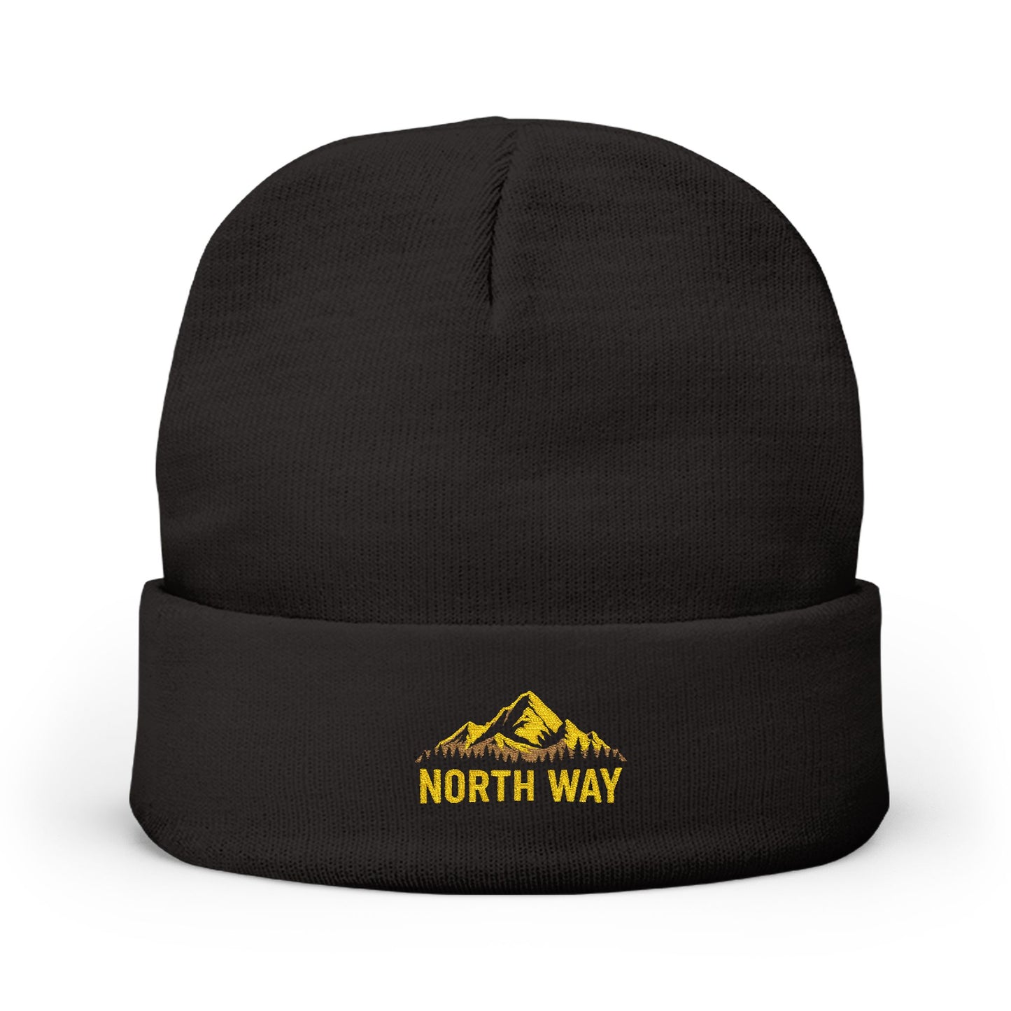 North Way Embroidered Knit Beanie