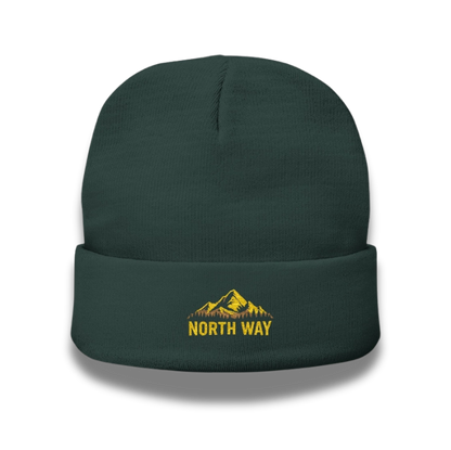 North Way Embroidered Knit Beanie
